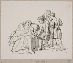 El anciano y sus hijos