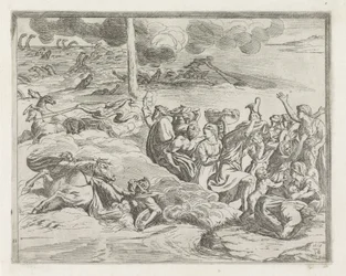 Paso por el Mar Rojo Pinturas en la Logia de Rafael (título de la serie)