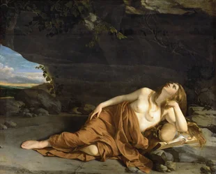 María Magdalena arrepentida por Orazio Gentileschi, ca. 1625