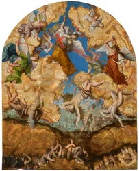 La caída de los ángeles rebeldes, ca 1601