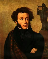 Retrato de Alexandr Sergeyevich Pushkin, 1827, 1965