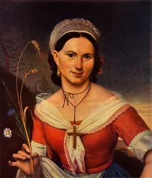 Retrato de la bailarina K. A. Telesheva, 1828, 1965