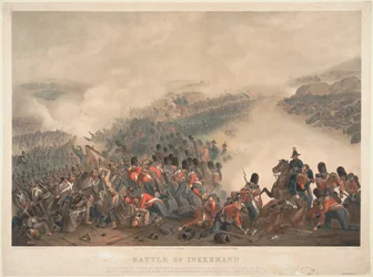 La Batalla de Inkerman el 5 de noviembre de 1854