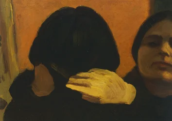 Isa en el espejo (La esposa del artista)