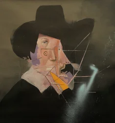 Recordando a Rembrandt, 2019-2024 (óleo y acrílico sobre lienzo)
