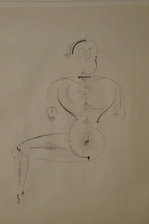 Figura de Lado: Figura H2 Sentada, 1921
