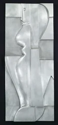 Relieve H. Figura Abstracta, 1919 (aluminio)