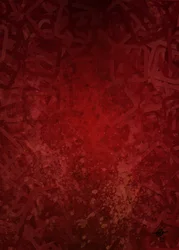 Salpicaduras abstractas en rojo intenso