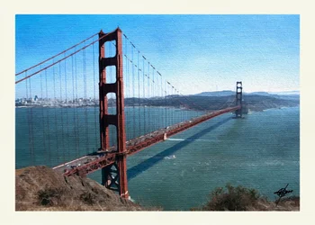 Vistas a la bahía del Golden Gate