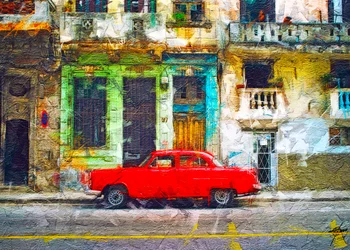 Red Classic Havana Street