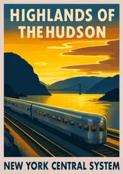 Tren «Hudson Sunset» de época