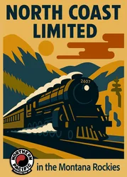 Viaje en tren de montaña de época