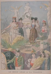 Festividades del Buey Engordado, Villette, París, 1900