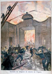 Incendio en la Ópera, París, 1894
