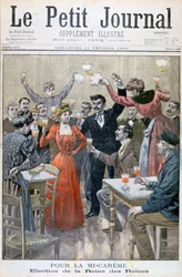 Mitad de Cuaresma, elección de la Reina de las Reinas, 1900