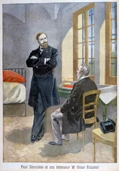 Paul Déroulède y su defensor Oscar Falateuf, 1899