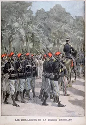 Fusileros, Francia, 1899