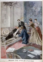 La muerte de Félix Faure, 1899.