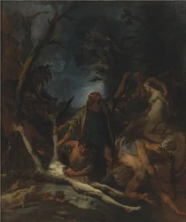 Brujas en una misa negra