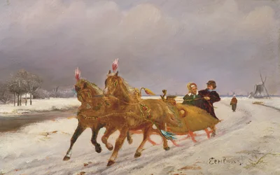 Troika en la nieve