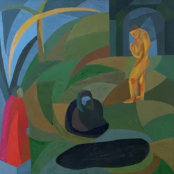 Composición con tres figuras