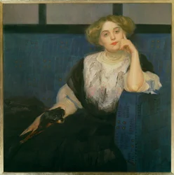 Elsa Galafres (pintura sobre lienzo)