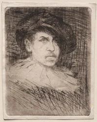 Autorretrato en traje, 1880