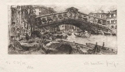 El Rialto, Venecia, 1880