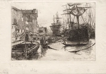 Vista en Venecia, 1880