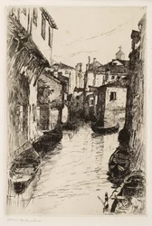 Un canal en Venecia, c.1880-82