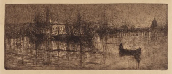 Una noche lluviosa en Venecia