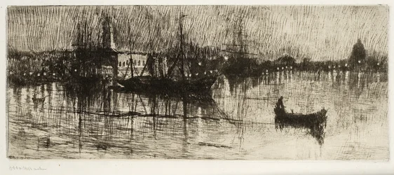 Noche lluviosa, c.1880-82