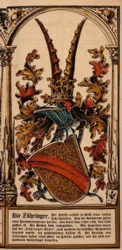 Los escudos de armas de las casas principescas alemanas: Los Zähringer