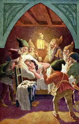 Blancanieves y los siete enanitos, c.1900 (ilustración)