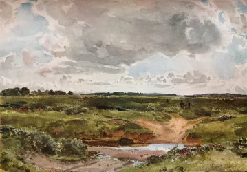 Southwold Common en agosto, c. 1889