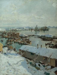 En el puerto de Svolvaer