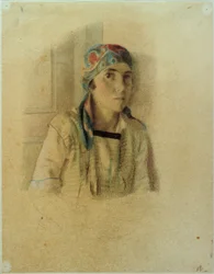 Niña con pañuelo