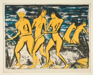 bañistas