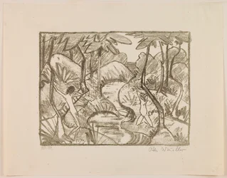 Paisaje Forestal, del portafolio “Otto Müller”