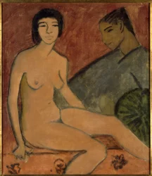 Joven mujer y niño