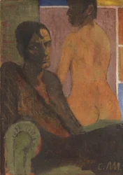 Autorretrato con espalda, ca. 1929