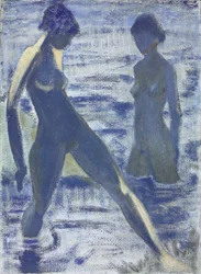 Bañistas, hacia 1927