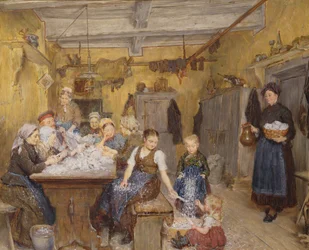 Plumas y plumones, 1884