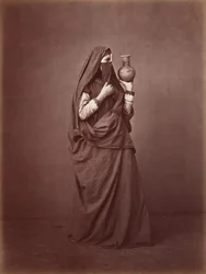Retrato de una mujer egipcia,c. 1870 (foto)