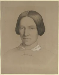 Retrato de Emilie Scholderer, madre del artista, de frente
