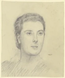 Retrato de una dama (Margret Freebody?)