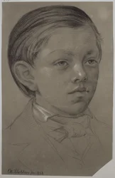 Retrato infantil de Wilhelm Amandus Beer