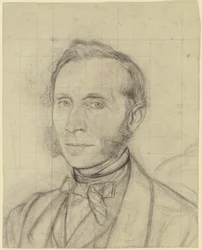 Retrato de un hombre con patillas