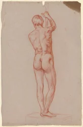 Desnudo masculino de pie