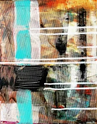 Bloques modernos en color verde azulado